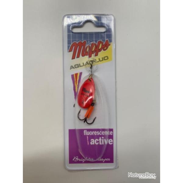 Cuill�re tournante Mepps aglia fluo taille 2 4,5g rouge