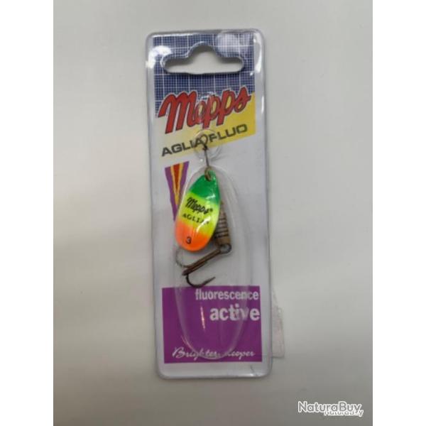 Cuill�re tournante Mepps aglia fluo taille 3 6,5g multicolore