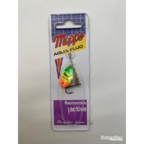 Cuill�re tournante Mepps aglia fluo taille 2 4,5g multicolore