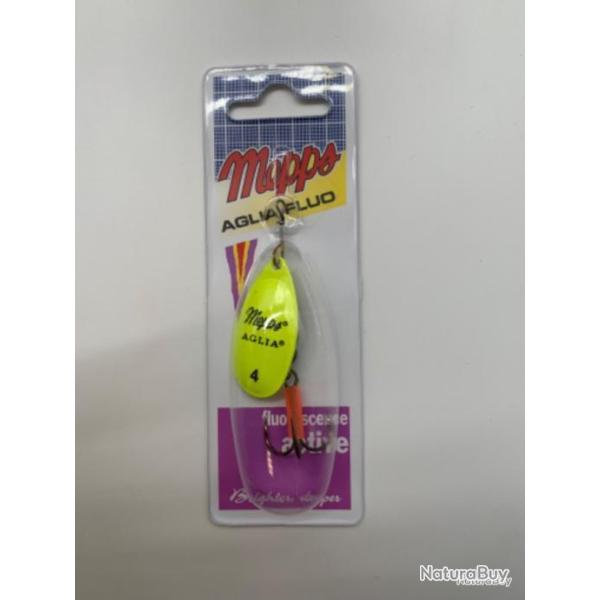 Cuill�re tournante Mepps Aglia flip taille 4 9g jaune
