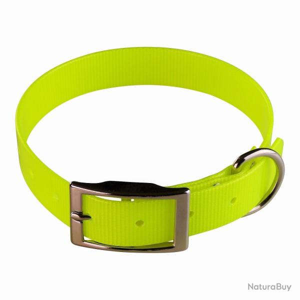 collier HUNT US 25 mm - jokidog 60 cm jaune fluo