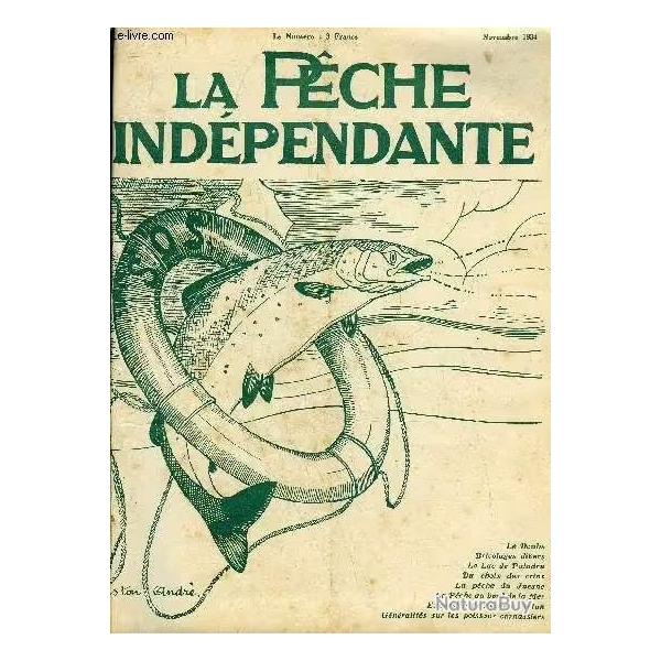Revue La Peche Independante N� 69 Novembre 1934