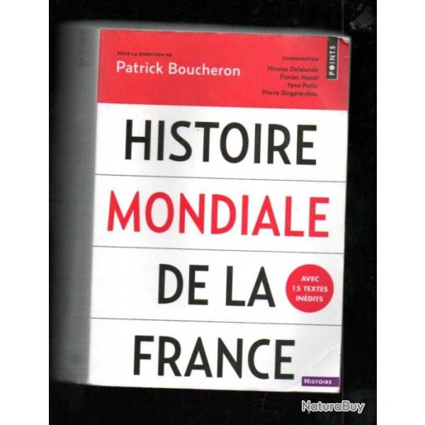 Histoire mondiale de la France de patrick boucheron collection points