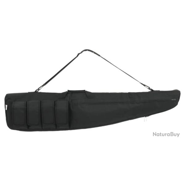 Sac � fusil avec bandouli�re 120 cm en tissu Oxford noir