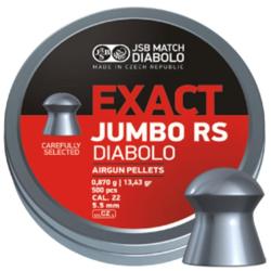 Bo&icirc;te de 500 plombs JSB Diabolo Jumbo Exact RS - Cal. 5.52