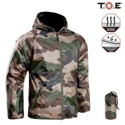 Veste de pluie membran&eacute;e. camouflage arm&eacute;e Fran&ccedil;aise Camouflage Centre Europe