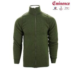 Gilet r&eacute;glementaire militaire "type Ullfrott&eacute;" Eminence 400gr S Vert arm&eacute;e