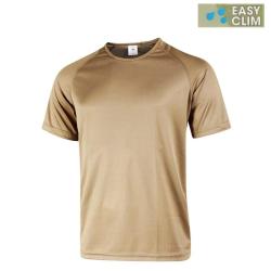 T shirt technique militaire Easy Clim respirant couleur coyote