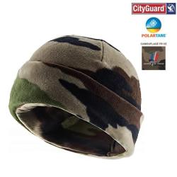 Bonnet Polaire Camouflage CE arm&eacute;e fran&ccedil;aise - (chaud et prix doux !) Camouflage Centre Europe