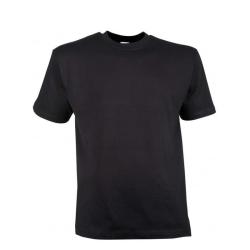 T Shirt Noir sans logo 180g R&eacute;glementaire Militaire Noir