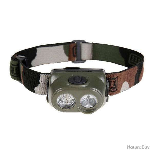 Lampe frontale, camouflage arm�e fran�aise