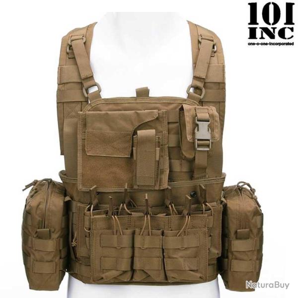 Gilet tactique chest Operator, avec poche, 101 Inc