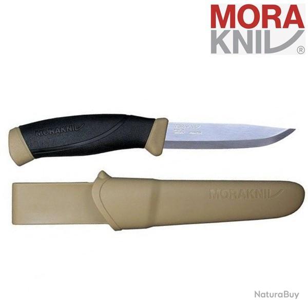 Couteau Morakniv Companion, lame Inox, cl : d�sert