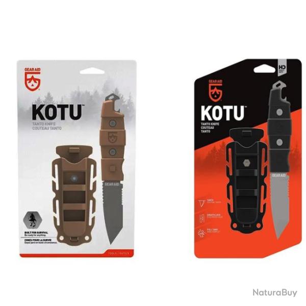 Couteau tactique Gearaid, cl : noir ou sable Noir