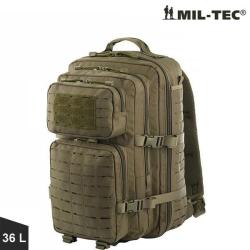 Sac &agrave; dos militaire 36 litres, Miltec, cl : vert arm&eacute;e