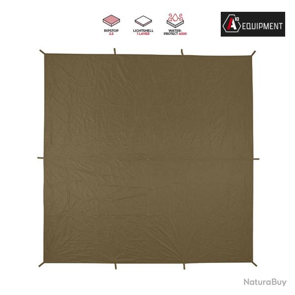 Bche Terrain Vert Olive, 3 x 3 m