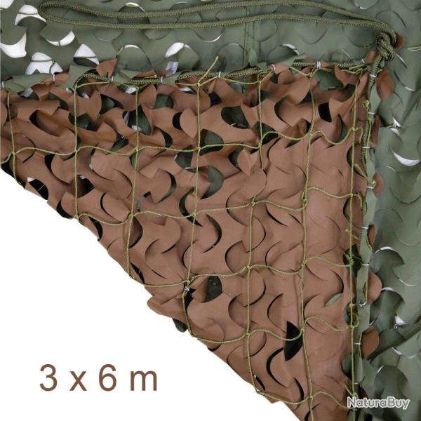 Filet de Camouflage First� S-Circle Cut (For�t) - 3 x 6 m�tres