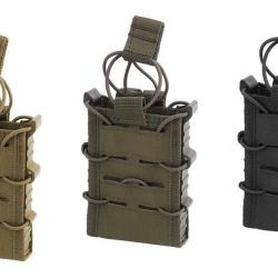 Porte-chargeur 5.56, acc&egrave;s rapide / &agrave; &eacute;lastique, Miltec Vert arm&eacute;e