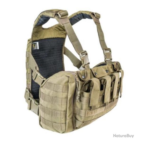 Gilet de combat chest rig MKII Tasmanian Tiger + extension dorsale, cl : sable