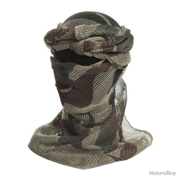 Ch�che �charpe filet militaire, camouflage for�t
