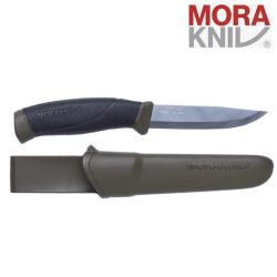 Couteau Morakniv Companion, lame Inox, cl : vert arm&eacute;e
