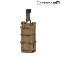 Porte-Chargeur sable 9mm - D&eacute;gainage Rapide, compatible : Glock 17, PAMAS Coyote
