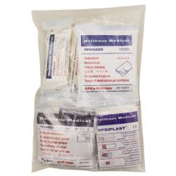 Recharge pour Trousse de 1er Secours, HOLTHAUS, 27 pi&egrave;ces (instructions FR - DL 2030)