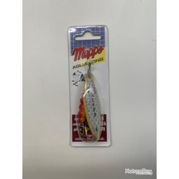 Cuillre tournante Mepps Aglia Long taille 5 29g argent