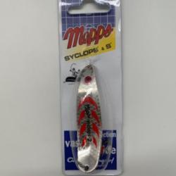 Cuill&egrave;re ondulante Mepps Syclops taille 2 17g argent rouge