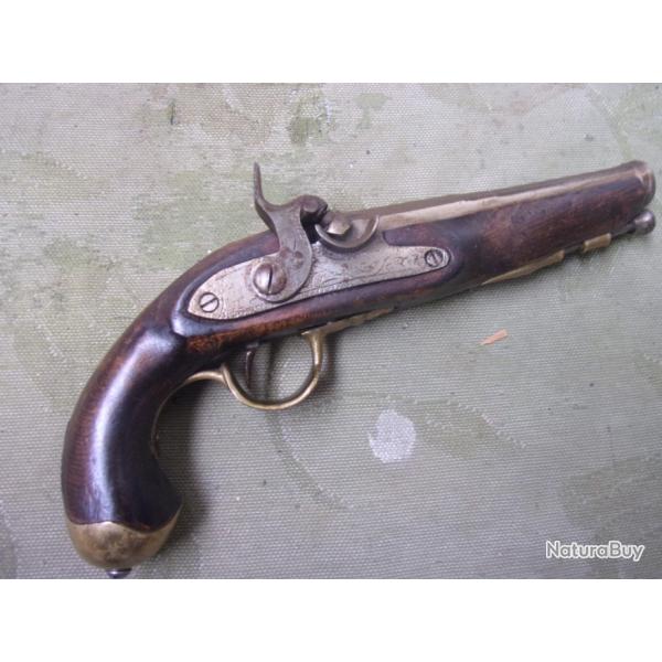 reproduction de pistolet � percussion 27,5 cm