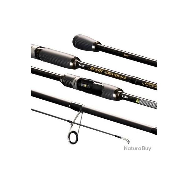 Canne Spinning Illex Night Shadows S 2402 M Z Stripes Ops 2 124cm 2m41 116g 3,5 - 15g