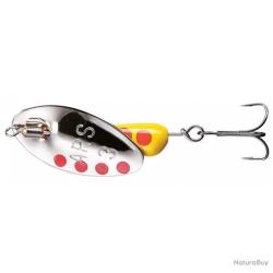 Cuillers de pêche Smith AR Spinner 1,4cm 3,5g argent, rouge et jaune