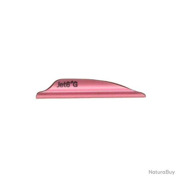 Plume de fl�che Plastique Jet6 Ghost (par 60) - Rose / Droitier