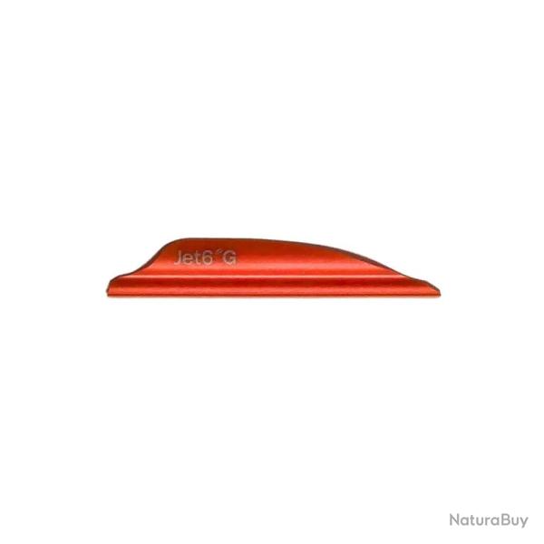 Plume de fl�che Plastique Jet6 Ghost (par 60) - Rouge / Droitier