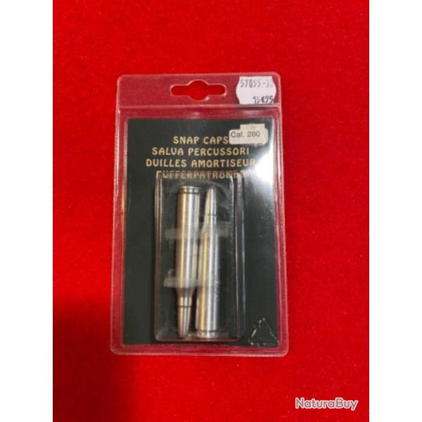 Douilles amortissantes : calibre 280 R�mington , aluminium, neuve pour carabine.