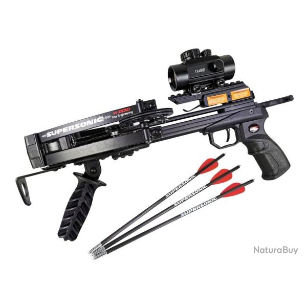 Pack pistolet arbal�te X-BOW FMA Supersonic � Cames 120 Lbs / 250 FPS / Pack avec viseur