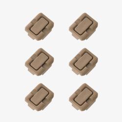Kit 6 Guides cable WCK M-LOK Earth Brown