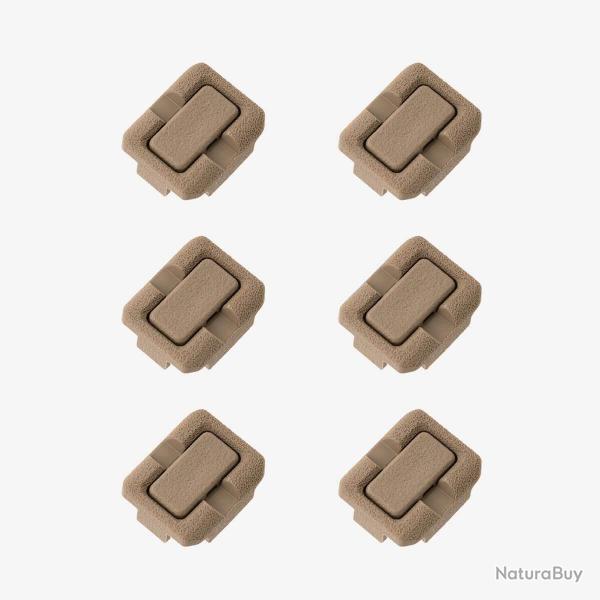 Kit 6 Guides cable WCK M-LOK Flat Dark Earth