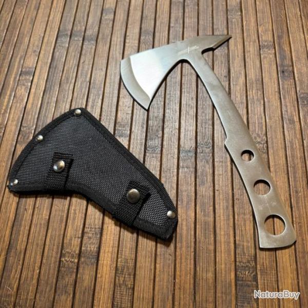 HACHETTE DE LANCER TOUT ACIER �TUI DE CEINTURE