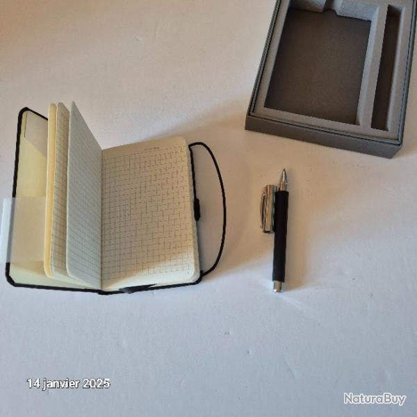Coffret cadeau stylo � bille et carnet Faber-Castell Ambition