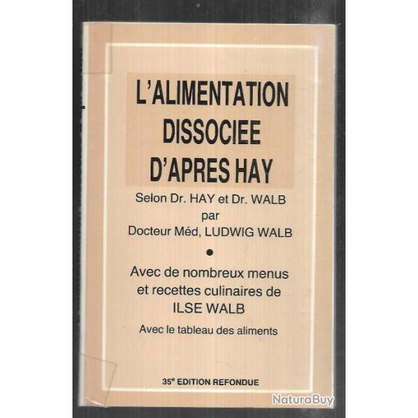 l'alimentation dissoci�e d'apr�s hay par docteur ludwig walb