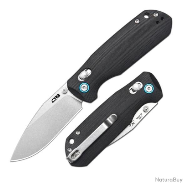 Couteau CJRB Maximal Black Lame Acier AR-RPM9 Manche G10 IKBS Crossbar Lock Clip J1954BK