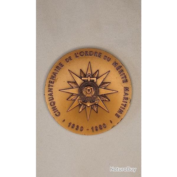 M�daille 50ans de l'Ordre du M�rite Maritime