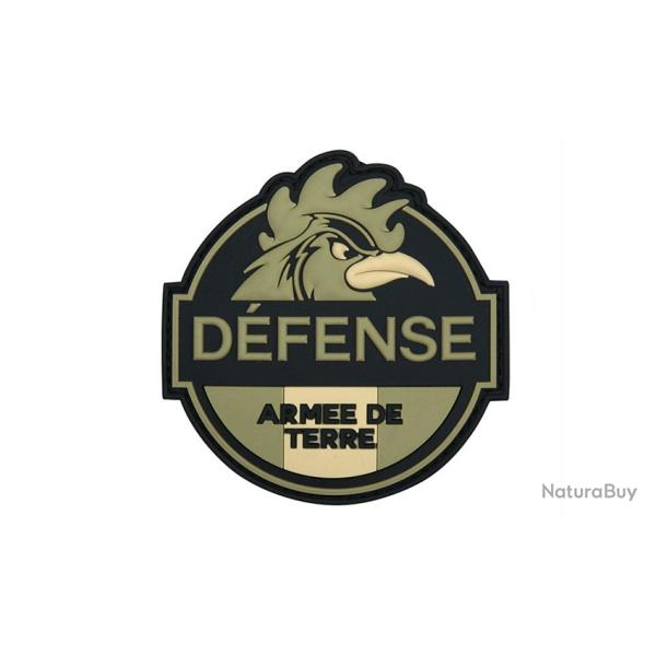 Patch Dfense Arme de Terre vert basse visibilit
