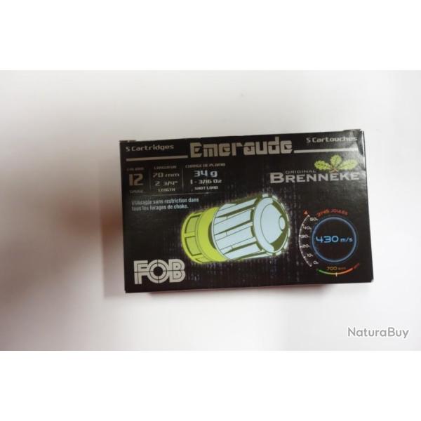 Balles Brenneke Fob Emeraude - Cal.12/70 par 25
