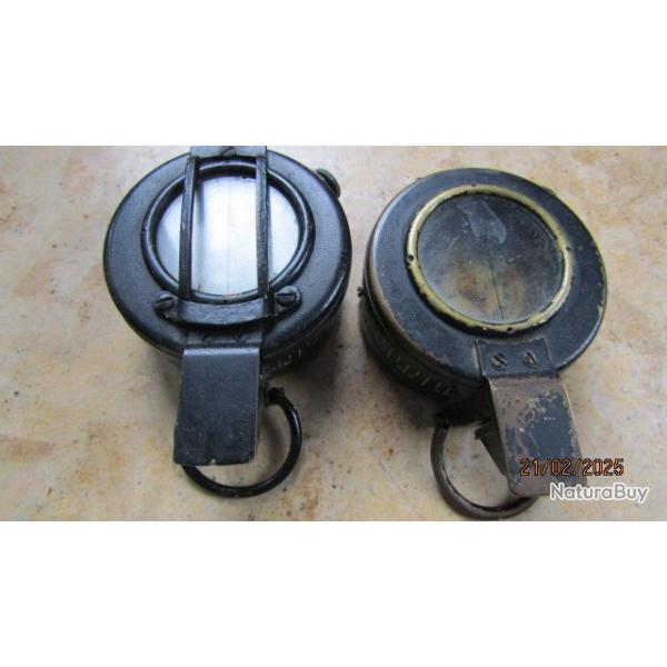 Boussole Compas GB ww2 seconde guerre Grande Bretagne 2mod 1auchoix parachutage maquis r�sistance