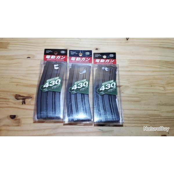 Lots 3 Chargeurs  m4 430 billes Tokyo marui