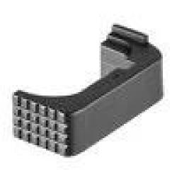 STEEL ENHANCED CATCH FOR GLOCK&reg; 43X/48 SHIELD ARMS G48/43X MAGAZINE CATCH, STEEL, BLACK