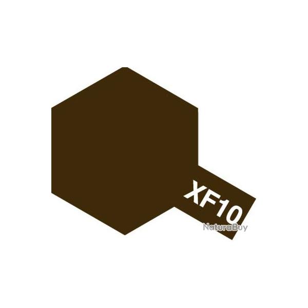 Peinture XF10 Brun mat 10 ml | Tamiya (0000 1261) - Maquette