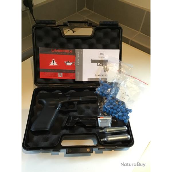 Umerex T4E Glock 17 Gen5 Cal .43  5 Joules,Tr�s peu servi, l'�tat est impeccable. Nombreux extras.